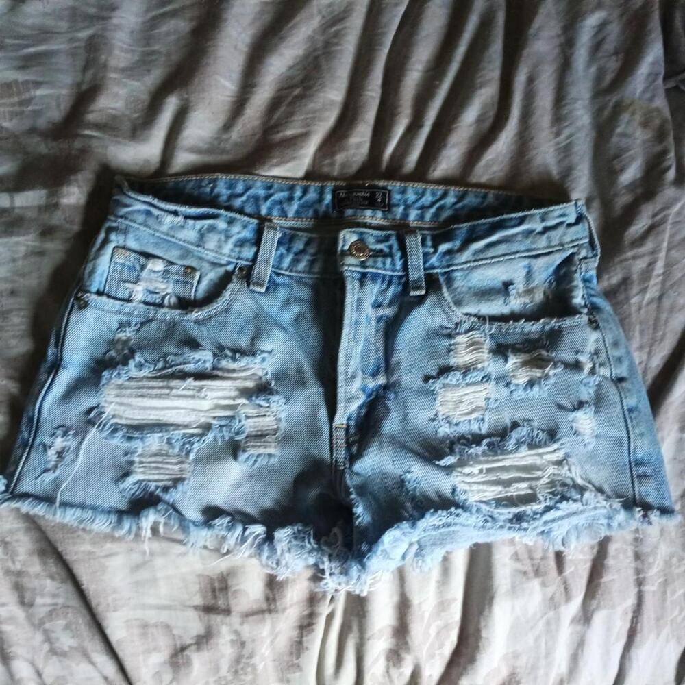 Abercrombie fitch blue denim